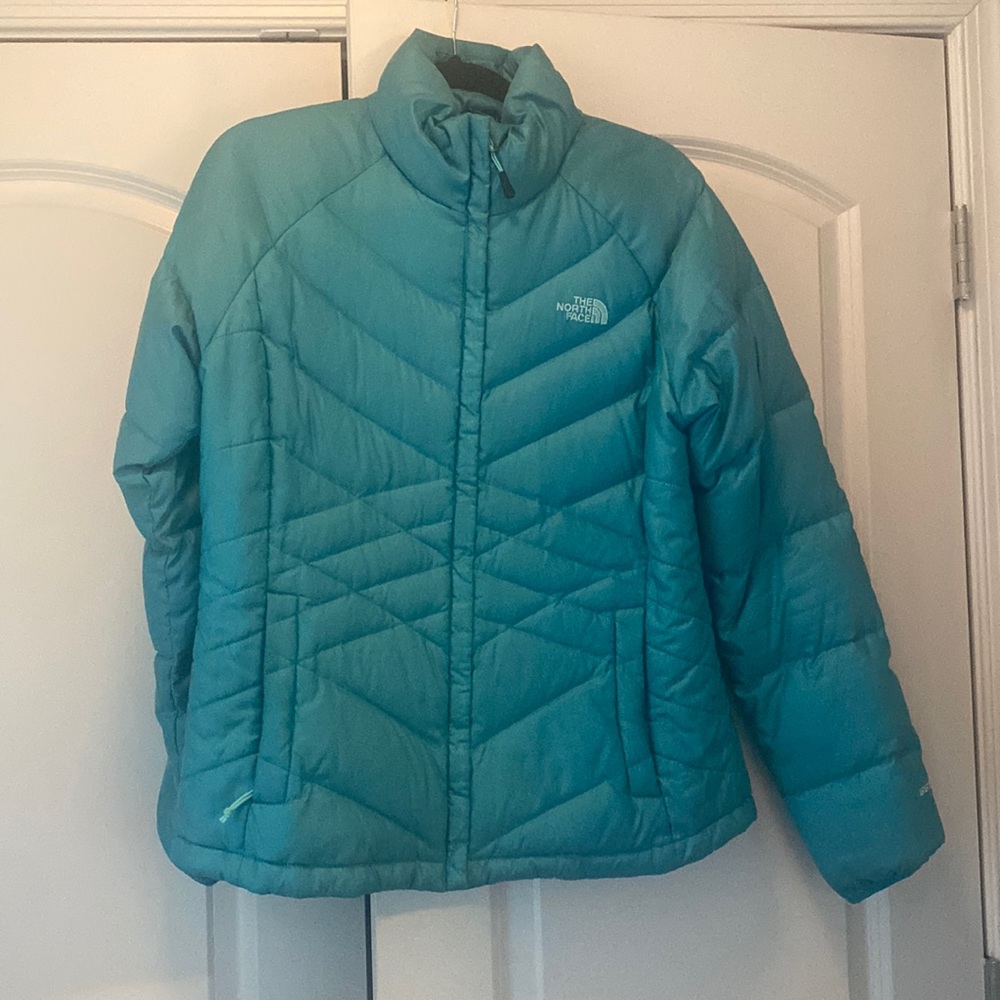 The North Face Puffer Coat LG Teal